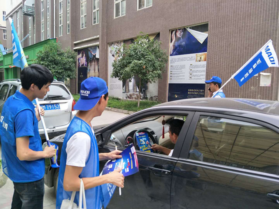 讓美機智慧產品走進用戶心中，美機成都經銷商團隊深入服企宣傳推廣智慧縫紉產品