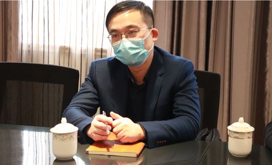 溫嶺市委常委、組織部部長(zhǎng)阮積慶，市政協(xié)副主席林文鶴等一行領(lǐng)導(dǎo)蒞臨美機(jī)開展“三服務(wù)”活動(dòng)
