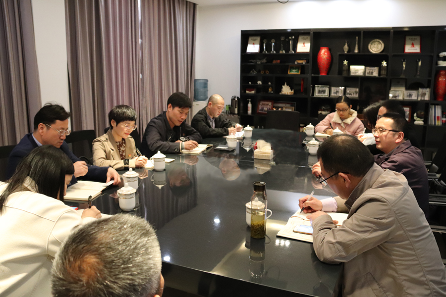 臺(tái)州市財(cái)政局黨組成員、總會(huì)計(jì)師張賢鳴一行來美機(jī)開展“三服務(wù)”活動(dòng)