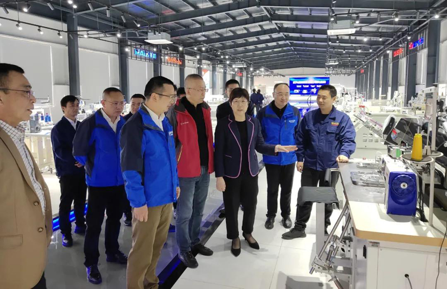 中國美機喜迎中輕聯(lián)副會長、中縫協(xié)何燁理事長一行調(diào)研指導(dǎo)